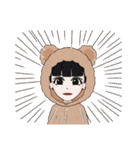 パジャマ 女の子（個別スタンプ：10）