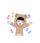 パジャマ 女の子（個別スタンプ：13）