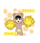 パジャマ 女の子（個別スタンプ：21）