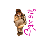 よこみたら全力（個別スタンプ：9）