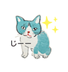 Memenekosama _ ハチワレCat（個別スタンプ：1）