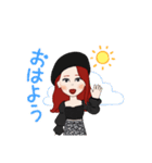 まゆちゃんまゆげ（個別スタンプ：5）