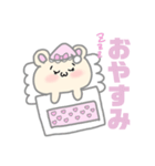 キンクマハムスターの可愛い女の子スタンプ（個別スタンプ：3）