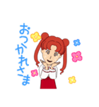 巫女ちゃんスタンプ（個別スタンプ：4）