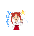 巫女ちゃんスタンプ（個別スタンプ：5）