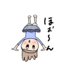 水色の女の子 日常編（個別スタンプ：1）