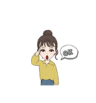 毎日使える❤︎女子スタンプ（個別スタンプ：3）