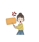 毎日使える❤︎女子スタンプ（個別スタンプ：5）