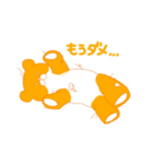 ハチワレ（オレンジ）（個別スタンプ：13）