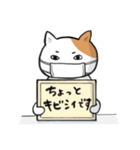 マスクねこ【挨拶・敬語】（個別スタンプ：2）