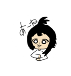 ちょんまげ女子と相棒のうさぎ（個別スタンプ：18）