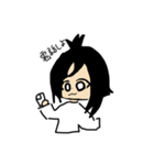 ちょんまげ女子と相棒のうさぎ（個別スタンプ：25）