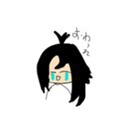 ちょんまげ女子と相棒のうさぎ（個別スタンプ：33）
