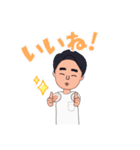 クセになる顔を作りました。私の私です。（個別スタンプ：8）