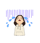 hongjunスタンプ 女性（個別スタンプ：9）