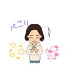 hongjunスタンプ 女性（個別スタンプ：11）