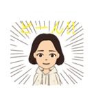 hongjunスタンプ 女性（個別スタンプ：12）