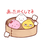 冬の肉まんちゃんスタンプ（個別スタンプ：21）