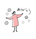 Woman Winter【日本語】（個別スタンプ：9）