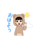 可愛いくまの子♥（個別スタンプ：5）