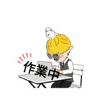 月の裏から来た兎（個別スタンプ：14）