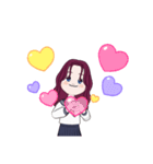 とても可愛い女子高生です。（個別スタンプ：3）