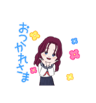 とても可愛い女子高生です。（個別スタンプ：4）