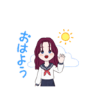 とても可愛い女子高生です。（個別スタンプ：6）