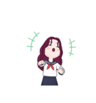 とても可愛い女子高生です。（個別スタンプ：7）