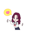 とても可愛い女子高生です。（個別スタンプ：15）