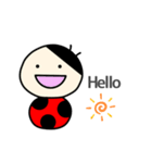 てんとう虫たち(大きい文字Ver.)（個別スタンプ：17）