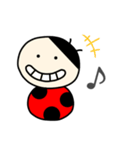 てんとう虫たち(大きい文字Ver.)（個別スタンプ：27）