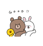 Miurin + LINE FRIENDS（個別スタンプ：1）