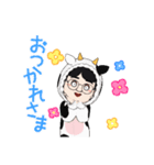 牛子さんのスタンプ（個別スタンプ：3）