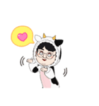 牛子さんのスタンプ（個別スタンプ：15）