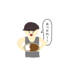 タンクトップとマッシュの男2（個別スタンプ：4）