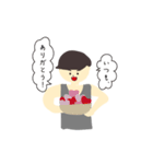 タンクトップとマッシュの男2（個別スタンプ：17）
