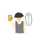 タンクトップとマッシュの男2（個別スタンプ：30）