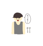 タンクトップとマッシュの男2（個別スタンプ：32）