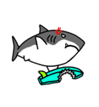 ホホジロザメ(G)（個別スタンプ：9）