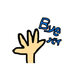 誰でも使える手（個別スタンプ：5）
