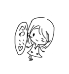 ホワホワほのちゃん☁️（個別スタンプ：1）