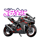 250ccスポーツバイク1(車バイクシリーズ)（個別スタンプ：18）