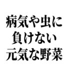 一見、怪しいが、ただ野菜を勧めるスタンプ（個別スタンプ：14）