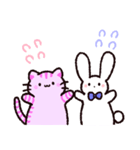 ゆるいねこうさinワンダーランド（個別スタンプ：34）