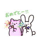 ゆるいねこうさinワンダーランド（個別スタンプ：37）