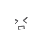 デカ文字/大人シンプル手書き筆文字 日常編（個別スタンプ：35）