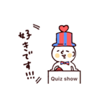 ○ クイズに答えるふう ’僕とくま’ ○（個別スタンプ：1）