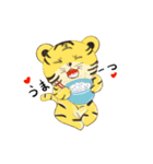 トラの可愛いスタンプ（個別スタンプ：12）