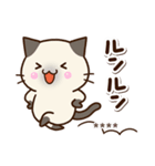 毎日便利なおちゃめなシャム猫【カスタム】（個別スタンプ：3）
